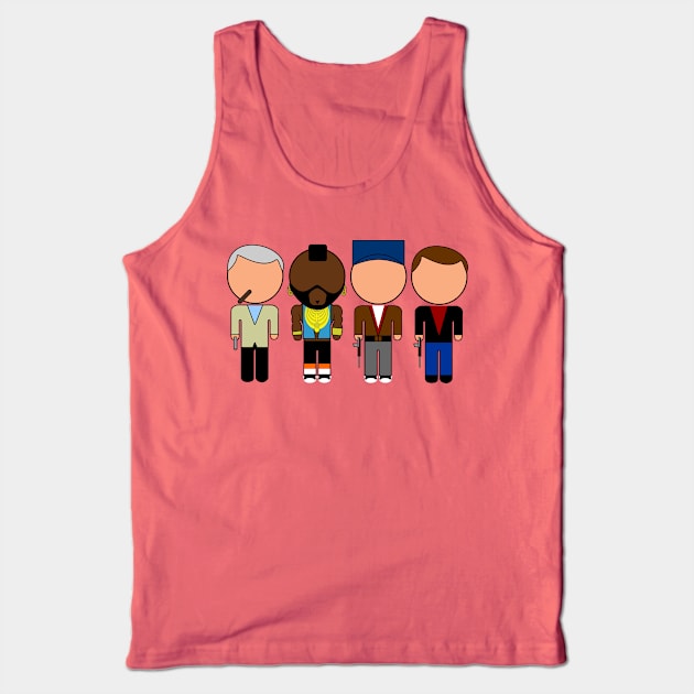 The A-Team - "Vector-Eds" Tank Top by TwistedKoala